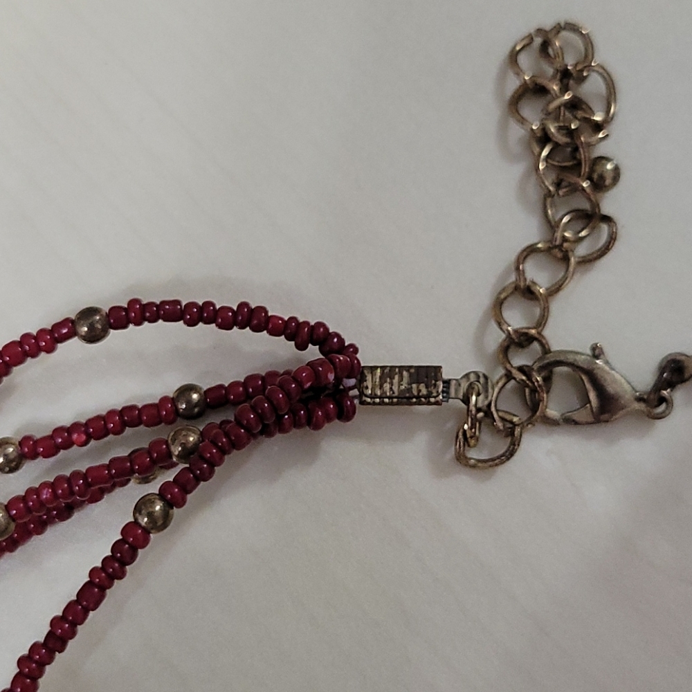 Multiple Strand Beaded Necklace - image 3